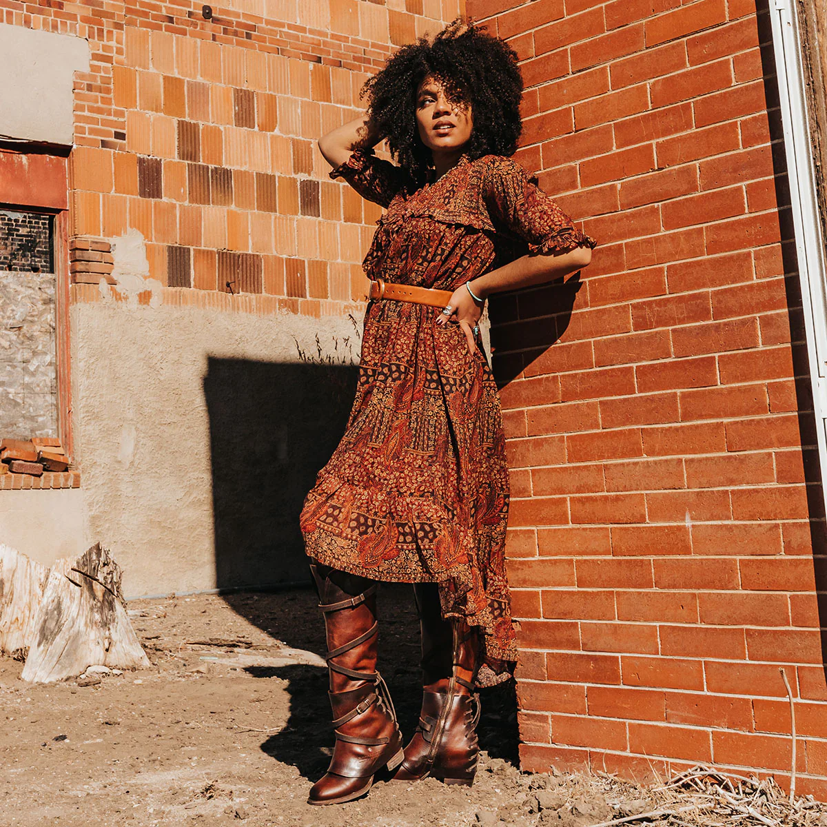 Cassius - Brown distressed - Image 7