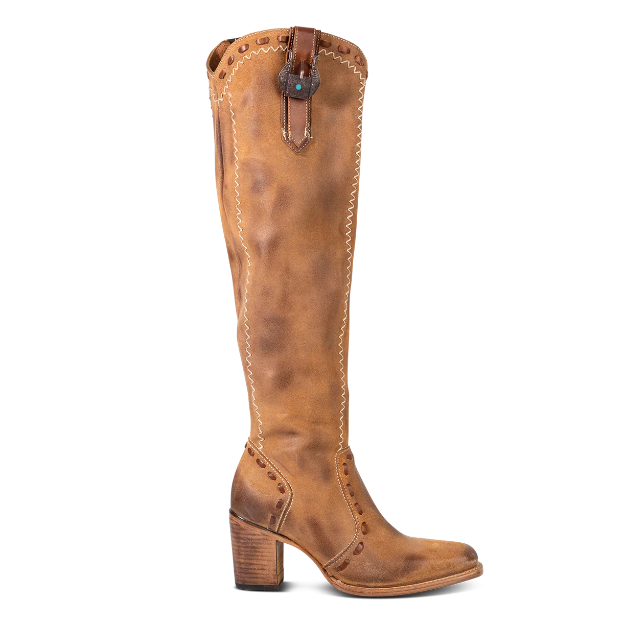Paisley - Cognac Suede - Image 3